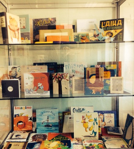 Our studio cabinet full of work published by our students