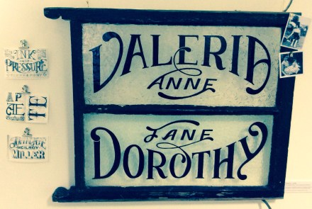 Signage by Hannah. Whaler