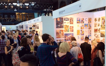 During the NB private view